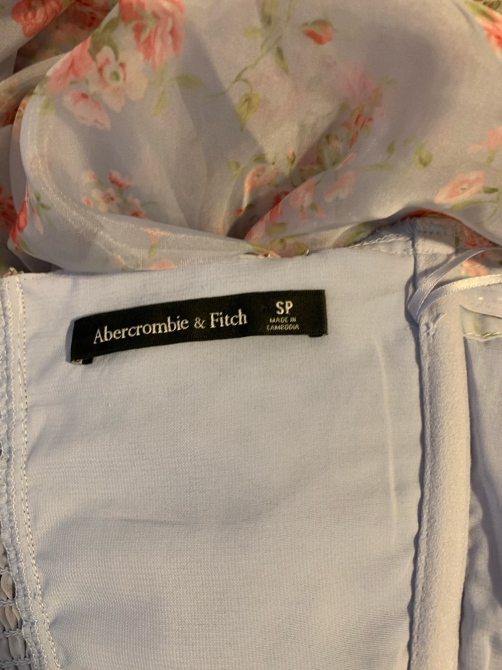 Abercrombie and Fitch Emerson Off-The-Shoulder Floral Drama Maxi Dress - Picture 11 of 11